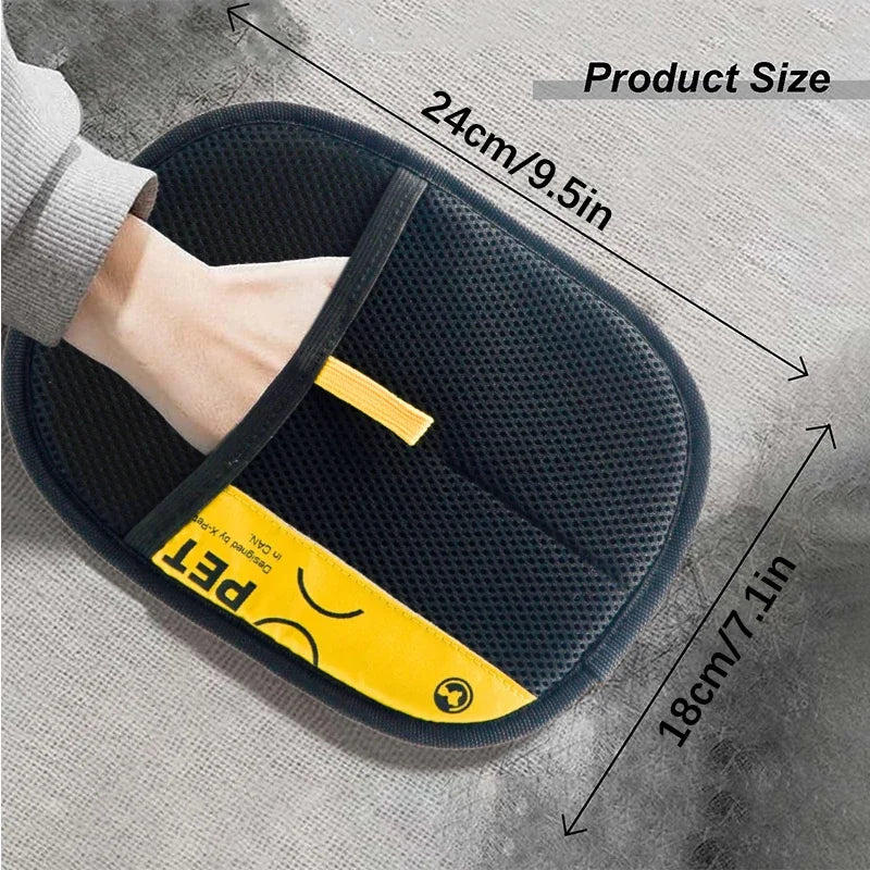 Gant de Massage & Toilettage pour Chien et Chat - Élimine les Poils Facilement